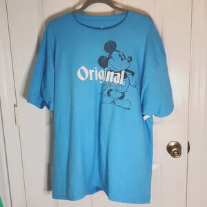NEW Disney Parks "Original "Mickey Mouse  Men's T Shirt, Preshrunk Cotton